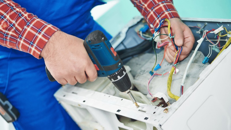 Sapanca Amana Amana çamaşır makinesi kart tamiri – Su almama arızası orijinal parça ile giderildi. - Teknik servis örneği